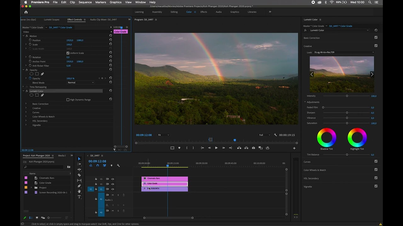 Create a Adjustment Layer In Premiere Pro
