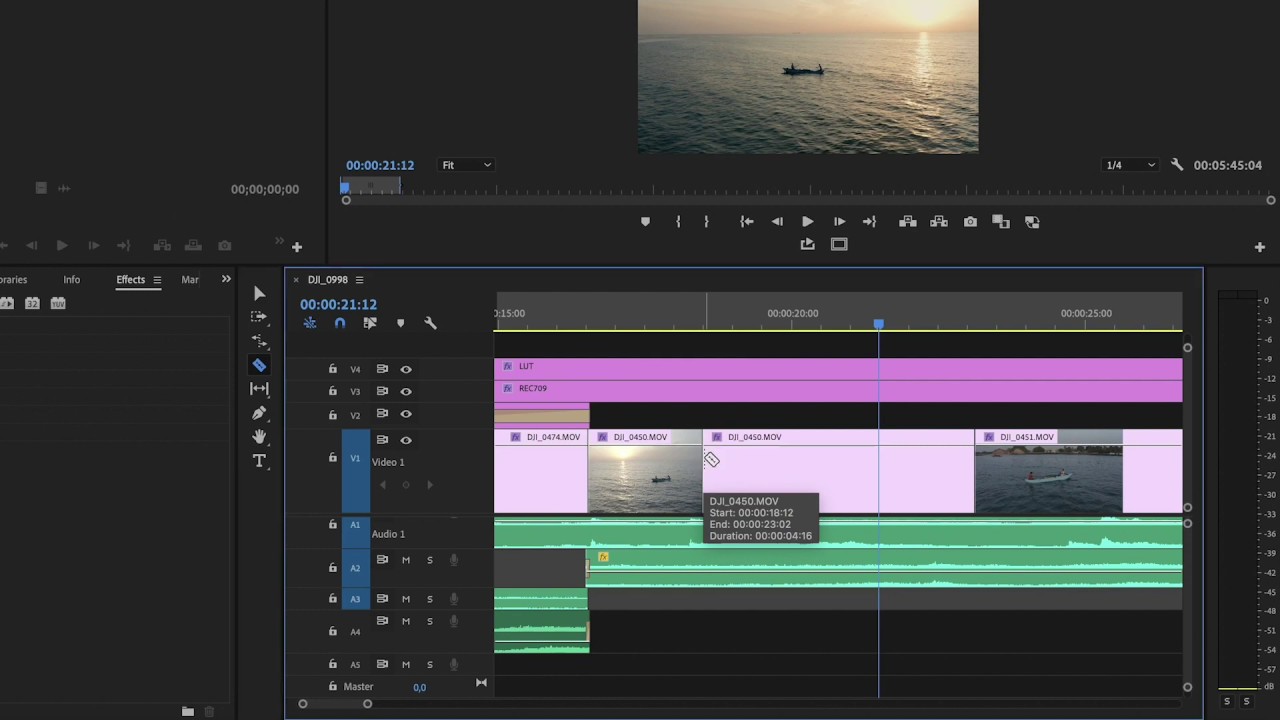 Basic Time remapping Adobe Premiere Pro