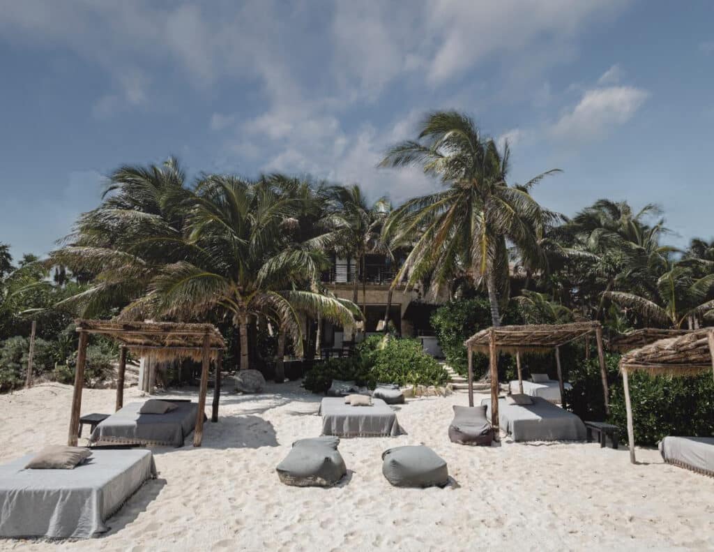 Hotels-On-The-Beach-in-Tulum-Mexico-Nest-