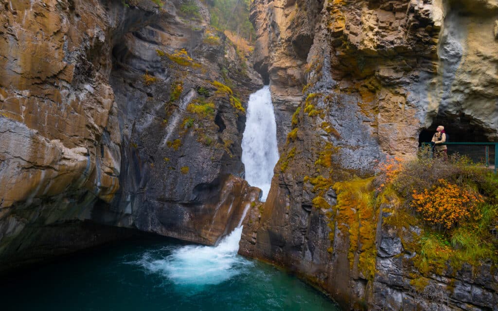 johnston-canyon-hike-waterfall