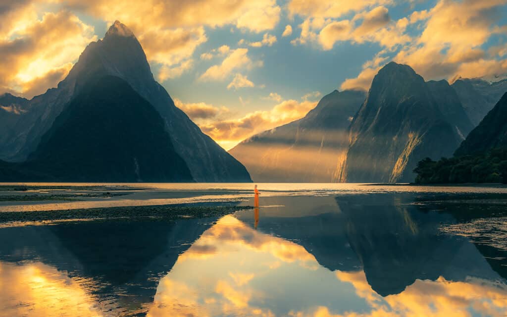 milford-sound-sunset