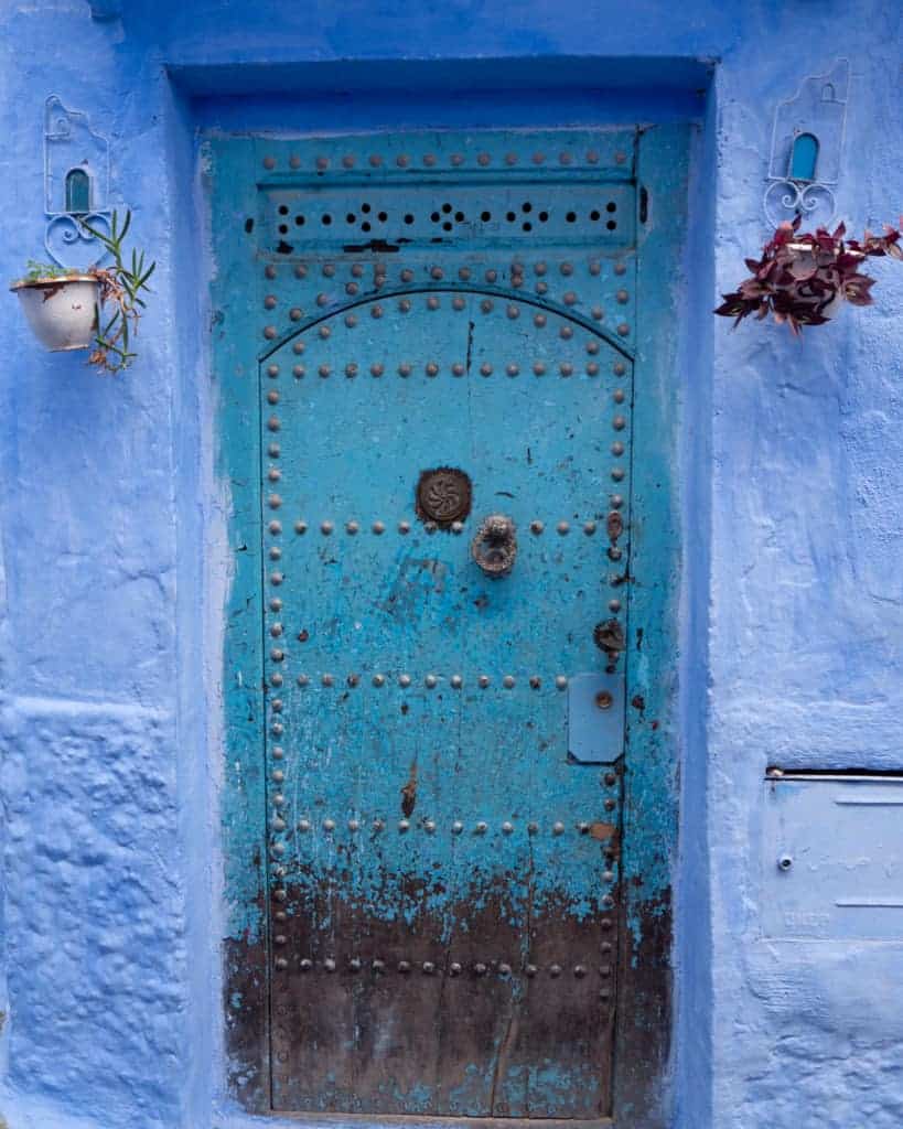 Morocco-Chefchaouen-door-detail Morocco-Chefchaouen-door-detail