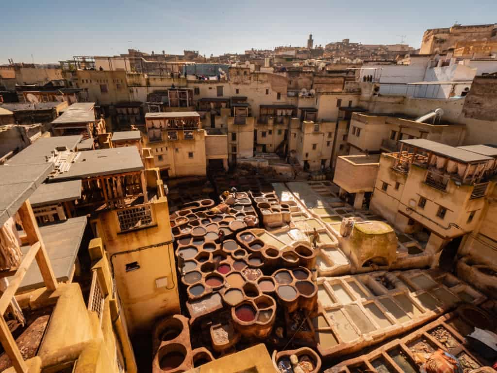 Morocco-Fes-chouara-tannery
