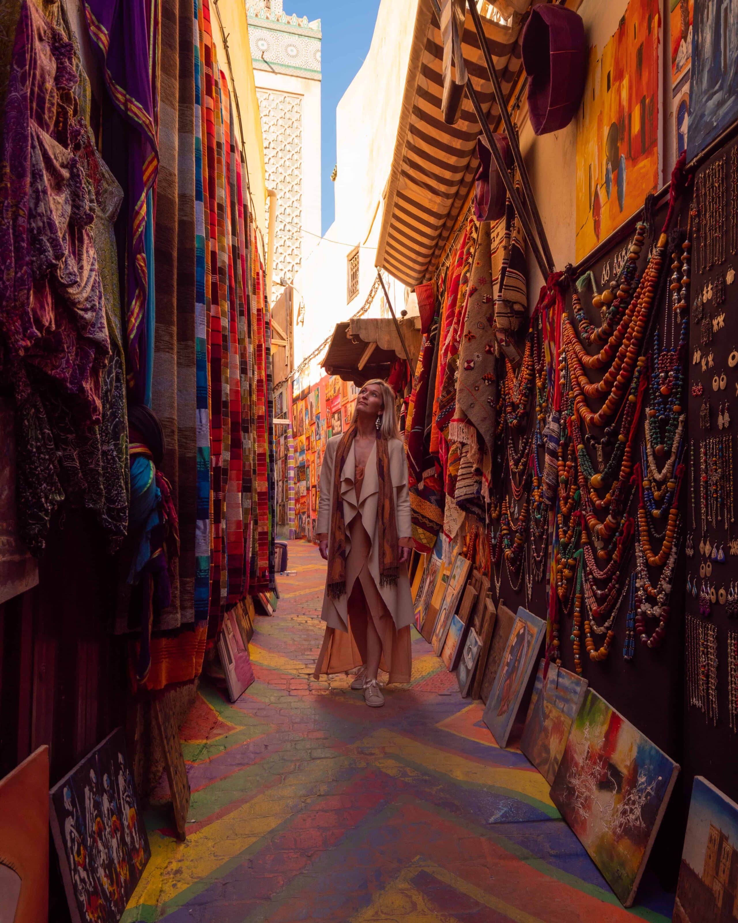 Morocco-Fes-Medina Morocco-Fes-Medina-rainbow-street