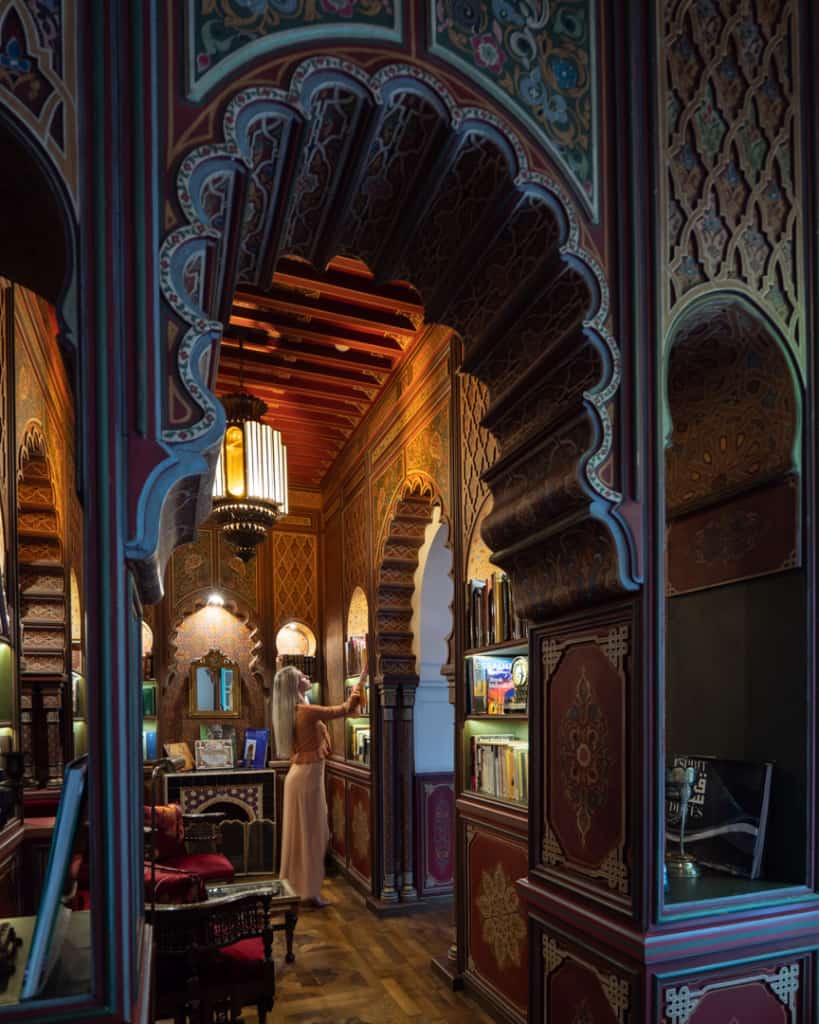 Palais-Faraj-Fes-review-hotel-library Palais-Faraj-Fes-review-hotel-library