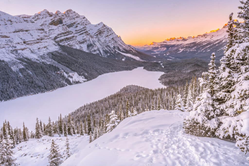 peyto-lake-frozen-winter-landscape
