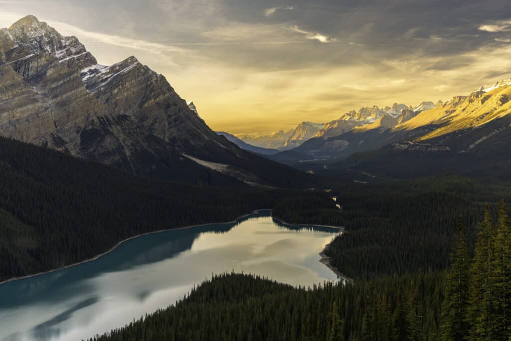 peyto-lake-sunset