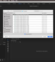 how-to-edit-timelapse-video-adobe-premiere-importing-as secquence