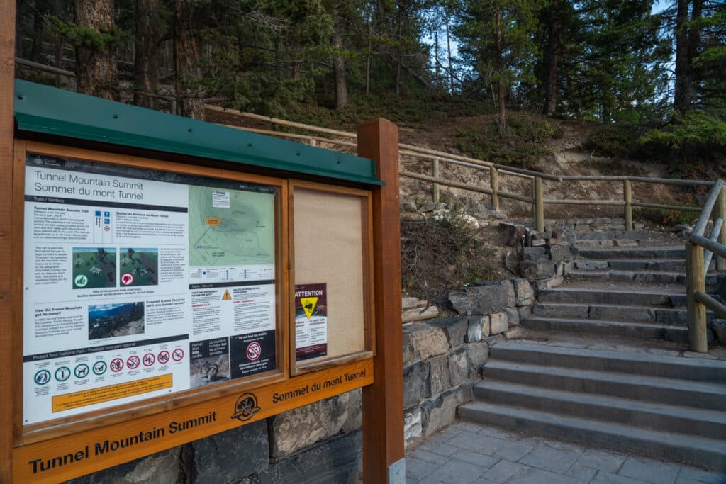 tunnel-mountain-summit-trailhead